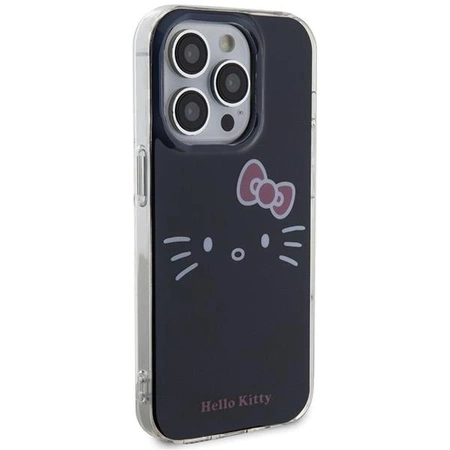 Hello Kitty IML Kitty Face Hülle für iPhone 13 Pro Max – Schwarz