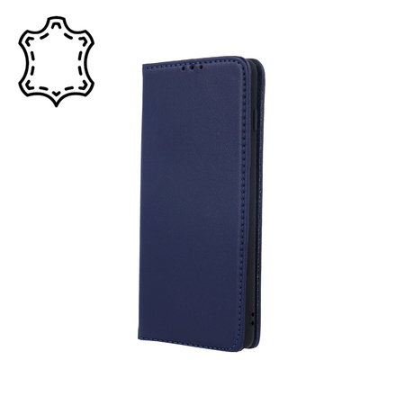 Etui skórzane Smart Pro do Samsung A25 5G (global) granatowe