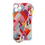 Color Chain Case gel flexible elastic case cover with a chain pendant for Samsung Galaxy A32 5G multicolour  (3)