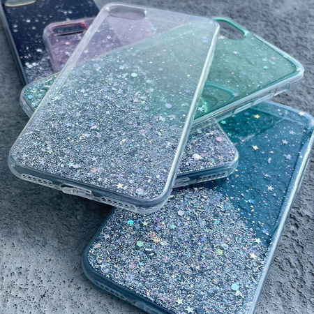 Wozinsky Star Glitter błyszczące etui pokrowiec z brokatem iPhone 12 mini zielony