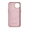 iCarer Litchi Premium Leather Case iPhone 14 Magnetic Leather Case with MagSafe pink (WMI14220709-PK)