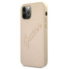 Guess GUHCP12MRSAVSLG iPhone 12/12 Pro 6,1" złoty/gold hardcase Saffiano Vintage Script