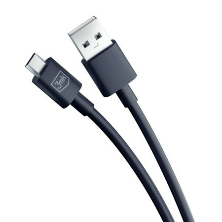 3MK KABEL HYPER USB/MICRO 1,2m 2,4A czarny