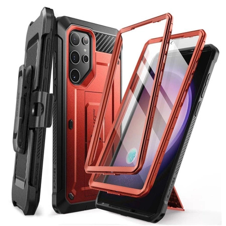 Unicorn Beetle Pro Supcase Hülle für Samsung Galaxy S24 Ultra - rot