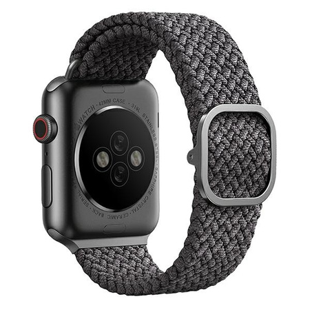 UNIQ pasek Aspen Apple Watch 40/38mm Braided szary/granite grey