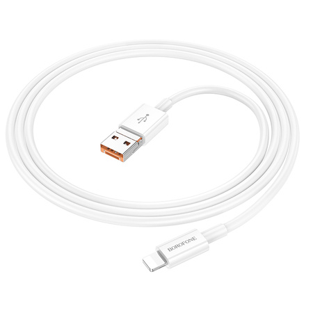 Borofone Kabel BX102 Winner - USB + Typ C na Lightning - PD 27W 1 metr biały