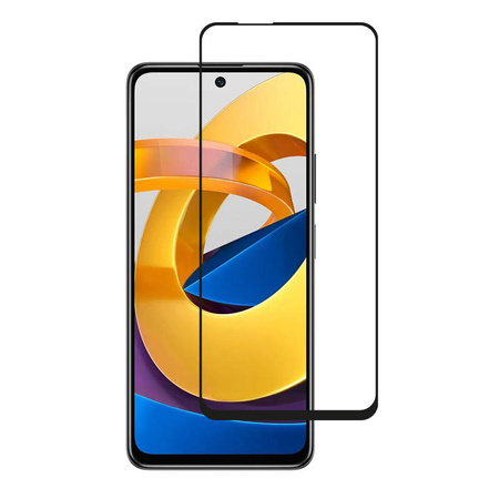 Crong 7D Nano Flexible Glass - Niepękające szkło hybrydowe 9H na cały ekran Xiaomi POCO M4 Pro 5G