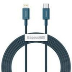 Baseus Superior kabel USB Typ C - Lightning do szybkiego ładowania Power Delivery 20 W 1 m niebieski (CATLYS-C03)