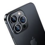 Benks Hartowane szkło DR Sapphire Lens Protector na aparat do Iphone 16 Pro/16 Pro Max (obiektyw 3 sztuki) srebrne