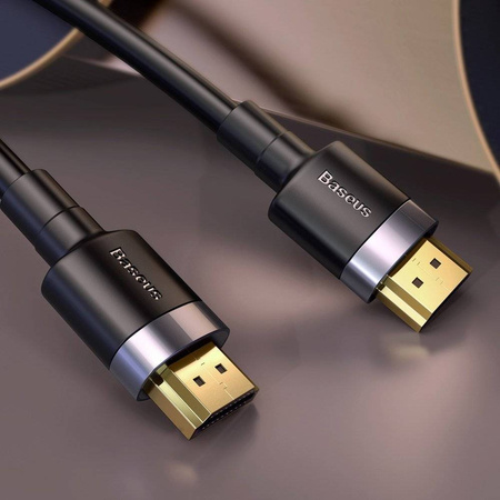 Baseus Cafule kabel przewód HDMI 2.0 4K 60 Hz 3D 18 Gbps 3 m czarny (CADKLF-G01)