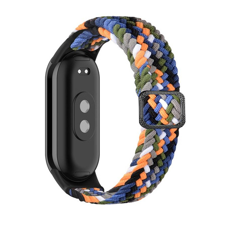 Pasek Pleciony Mi Band 8 / M8 (11), DENIM / WIELOBARWNY