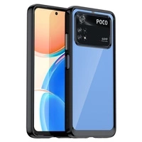 Outer Space Case for Xiaomi Poco M4 Pro cover with a flexible frame black