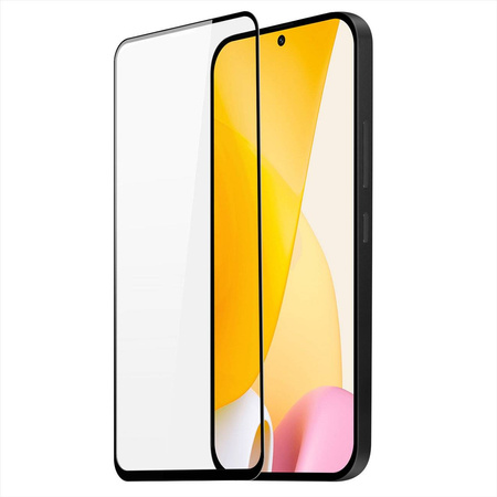 Dux Ducis 9D Tempered Glass Gehärtetes Glas für Xiaomi 12 Lite 9H mit schwarzem Rahmen