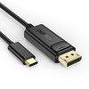 Choetech jednokierunkowy kabel przejściówka z USB Typ C do Display Port 4K 1,8m czarny (XCP-1801BK)