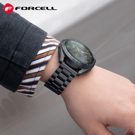 FORCELL F-DESIGN FS06 pasek / opaska do Samsung Watch 20mm czarna