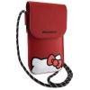 Hello Kitty Ledertasche „Hiding Kitty Cord“ – Rot