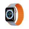 Magnetic Strap for Apple Watch SE, 8, 7, 6, 5, 4, 3, 2, 1 (41, 40, 38 mm) Dux Ducis Strap (LD Version) - Gray Orange