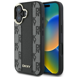 DKNY DKHMP16MPCPVSLK iPhone 16 Plus 6.7" czarny/black hardcase Checkered Pattern Magsafe