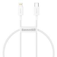 Baseus Superior kabel USB Typ C - Lightning Power Delivery 20 W 0,25 m Biały (CATLYS-02)