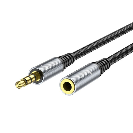 HOCO kabel AUX Audio Jack 3,5mm męski na żeński UPA20 2m czarny