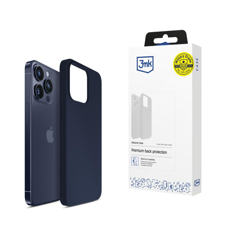 Apple iPhone 16 Pro Max - 3mk Silicone Case Dark Navy