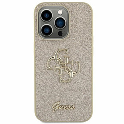 Guess nakładka do Samsung S23 FE GUHCS23FEHG4SGD GUESS HC FIXED GLITTER BIG 4G złota