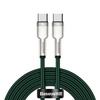 Baseus Cafule Series Metal Data Cable Type-C to Type-C 100W 2m Green