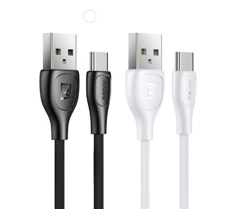 Remax Lesu Pro kabel przewód USB - USB Typ C 480 Mbps 2,1 A 1 m biały (RC-160a white)