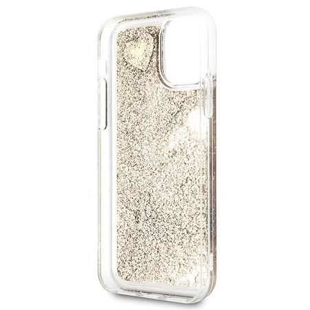 Guess GUOHCN61GLHFLGO iPhone 11 gold/złoty hardcase Glitter Charms