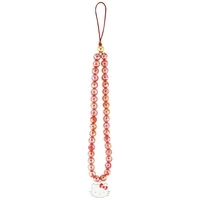 Zawieszka na telefon Hello Kitty Pearls Kitty Head - czerwona