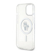 Karl Lagerfeld Karl&amp;Choupette Glitter MagSafe case for iPhone 15 - transparent