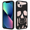 ETUI SKULL IPHONE 12 / 12 PRO, MATT BLACK / CZARNY