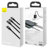 BASEUS RAPID 3IN1 TYPE-C & LIGHTNING & MICRO-USB CABLE PD20W 150CM BLACK