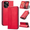 Magnet Fancy Case Hülle für iPhone 14 Plus Flip Cover Wallet Ständer rot