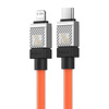 Baseus kabel CoolPlay USB-C - Lightning 2m 20W pomarańczowy