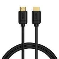 Baseus kabel przewód HDMI 2.0 4K 60 Hz 3D HDR 18 Gbps 1 m czarny (CAKGQ-A01)