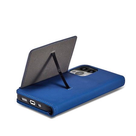 Magnet Card Case for iPhone 13 cover card wallet card stand blue