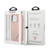 Guess GUHCP13LPSATLP iPhone 13 Pro / 13 6,1" różowy/pink hardcase SaffianoTriangle Logo