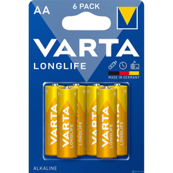 VARTA bateria alkaliczna R6 (AA) Longlife 6 szt