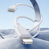 Benks Kabel D45 - USB na Lightning - 2,4A 1,2 metra biały