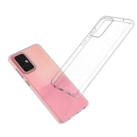 Żelowy pokrowiec etui Ultra Clear 0.5mm Samsung Galaxy A72 przezroczysty