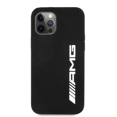 AMG AMHCP12LSGLBGN iPhone 12 Pro Max 6,7" czarny/black hardcase Silicone Big Logo