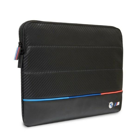 Oryginalne Etui LAPTOP 16" BMW Sleeve Carbon Tricolor (BMCS16PUCARTCBK) czarne