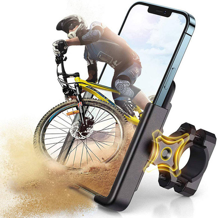 Wozinsky Metal Bike Smartphone Handlebar Mount Black (WBHBK3)