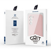 Dux Ducis Grit case for Samsung Galaxy S23+ elegant cover made of artificial leather MagSafe pink