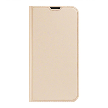 Dux Ducis Skin Pro Holster Flip Cover für iPhone 14 Pro gold