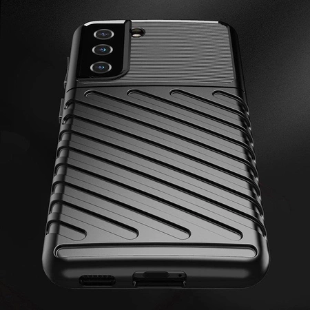 Thunder Case case for Samsung Galaxy S23 silicone armor case black