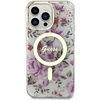 Guess GUHMP14XHCFWST iPhone 14 Pro Max 6.7&quot; transparent hardcase Flower MagSafe