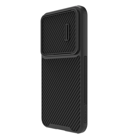 Nillkin Synthetic Fiber S Case für Samsung Galaxy S23, Kameraabdeckung, schwarz