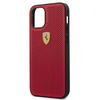 Ferrari FESPEHCP12SRE iPhone 12 mini  5,4" czerwony/red hardcase On Track Perforated